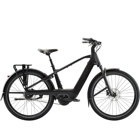 Rower TREK Charter+ 4 z piastą Nexus 5 i napędem pasowym oraz akumulatorem 540 Wh
